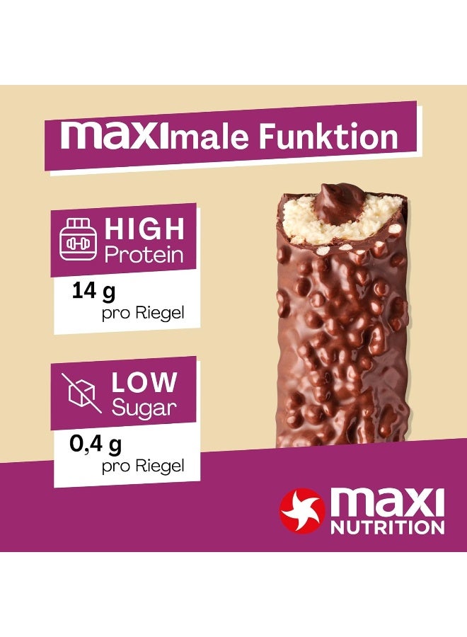 Maxi Nutrition Dark Chocolate & Coconut Creamy Core Protein Bar (Pack of 12 x 45 Grams Each) | With 14G Of Protein | Low Sugar | Fat Free | High Protein Snack | No Artificial Flavors & Colour Added - Image 3